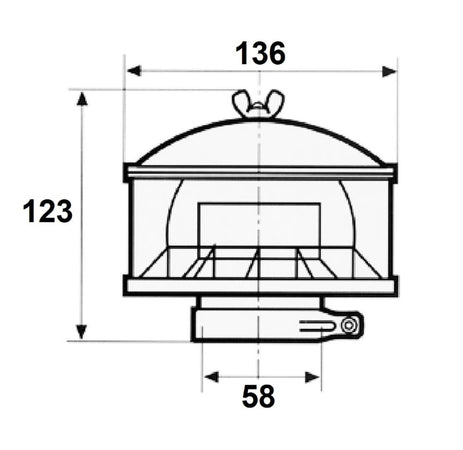 Prefiltro a ciclone Ø 58mm