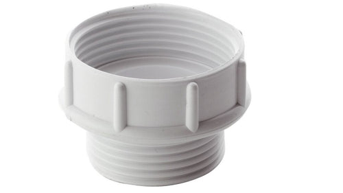 RIDUZIONE PER SIFONI IN PLASTICA - RACCORDO M1xF1/4 - COLORE BIANCO