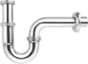 MASIDEF - SIFONO ANTIODORI PER LAVABO 1/4 IN OTTONE CROMATO 120MM