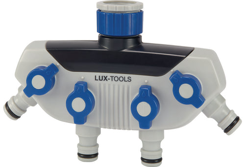 LUX TOOLS - ALIMENTAZIONE QUADRUPLA CON VALVOLA LUX COMFORT PER RUBINETTO DA 3/4