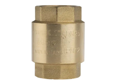 LUX TOOLS - VALVOLA DI NON RITORNO - CON RACCORDO 1/4 - IN OTTONE