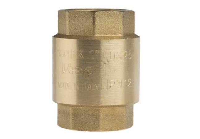 LUX TOOLS - VALVOLA DI NON RITORNO - CON RACCORDO 1/4" - IN OTTONE