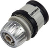 CONNETTORE PROFESSIONALE PER TUBI FLESIBILI - CON REGOLATORE DI FLUSSO IN ALLUMINIO 13MM - ATTACCO 1/2