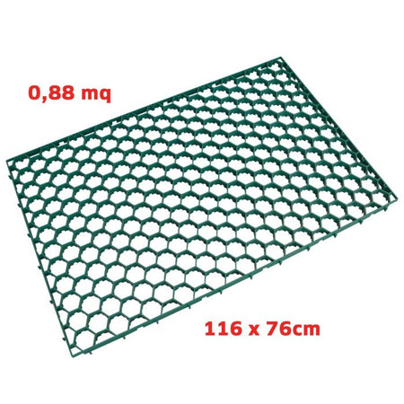 20 Griglie Per Prato In Plastica - 50x50x4 Cm, Nere, Per Giardino E Esterni - Foto 11