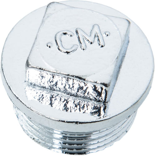 MASIDEF - TAPPO MASCHIO IN OTTONE CROMATO 3/4