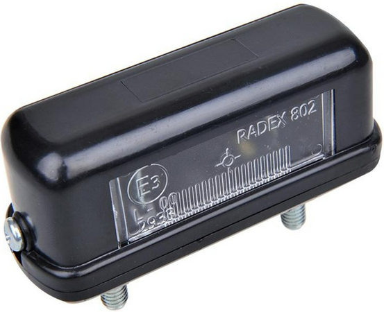 Fanale targa universale 83x33mm