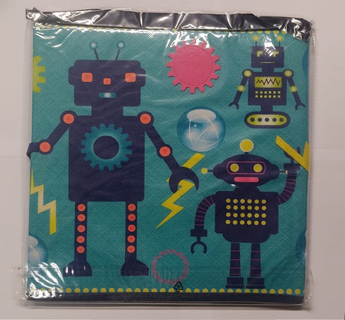 DOMOPAK - SCATOLA CUBICA LIVING PER ORGANIZZAZIONE CAMERETTA 32x32x32CM - ROBOT / PRINCIPESSA