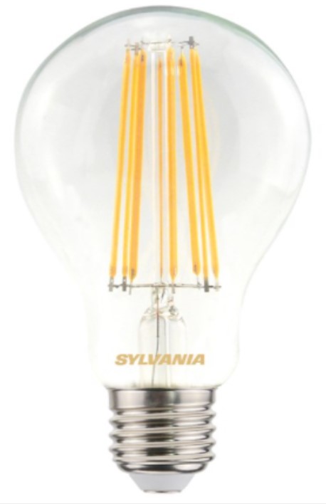 SYLVANIA - LAMPADINA TOLEDO A GOCCIA RETRO FILAMENTATA - E27 12W 1531LM 2700K