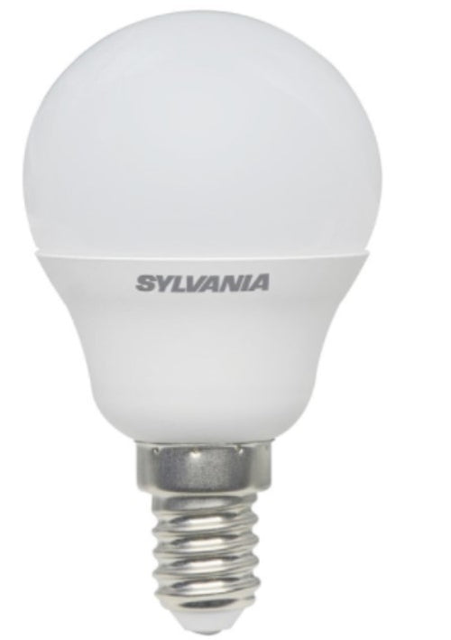 SYLVANIA - LAMPADINA TOLEDO BALL SFERA SATINATA - 5,5W 470LM E14 4000K