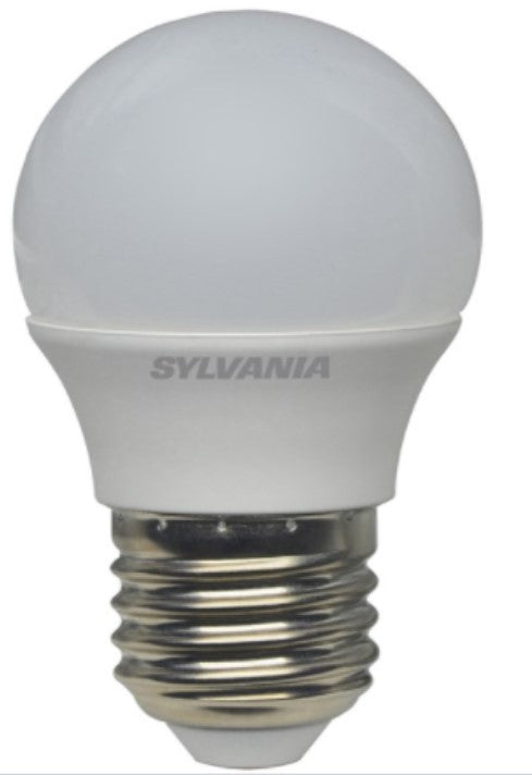 SYLVANIA - LAMPADINA TOLEDO BALL SFERA SATINATA - 5,5W 470LM E27 4000K