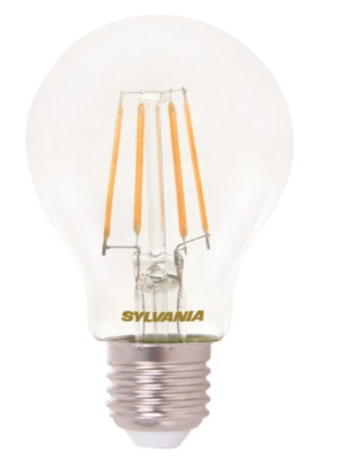 SYLVANIA - LAMPADINA TOLEDO GOCCIA FILAMENTATA RT A60 - E27 7W 806LM 2700K