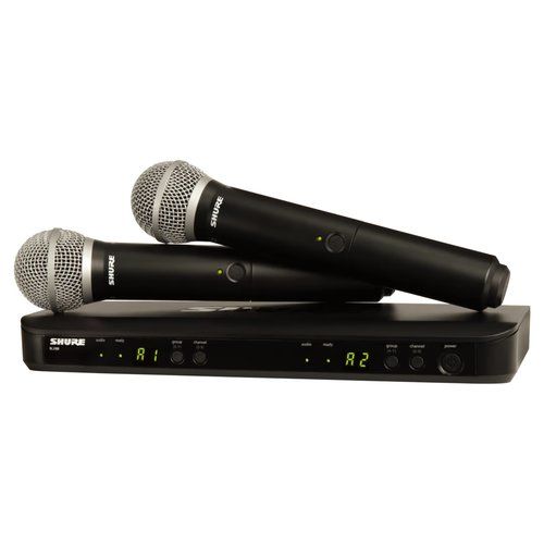 Kit microfoni blx288e pg58 m17 black - 0042406248358