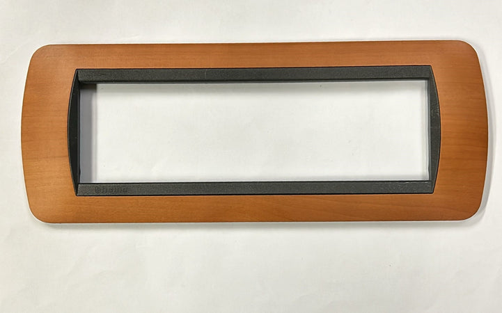 BTICINO - PLACCA 7 MODULI IN LEGNO L4807LPR