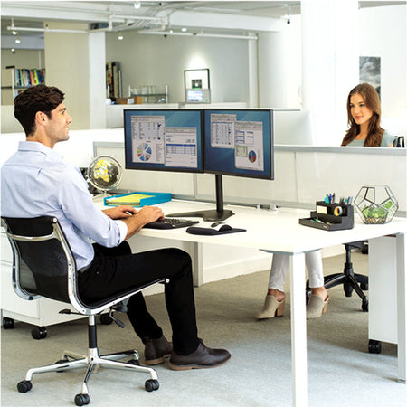 Supporto da Tavolo per Schermo Fellowes 8043701 Nero 27" 32"