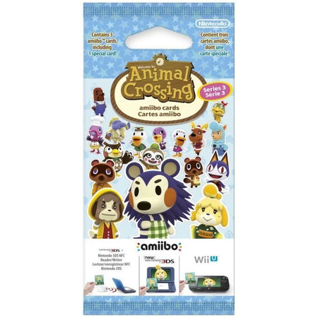 Confezione da 3 carte Animal Crossing Series 3