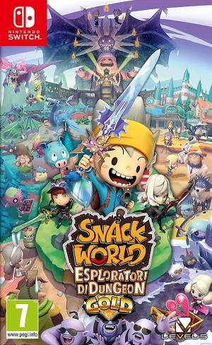 Nintendo snack world: esploratori di dungeon - gold standard nintendo switch - 2525549