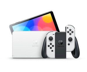 Nintendo switch oled + videogioco mario kart 8 deluxe preinstallato, 64 gb touch screen wi-fi nero, bianco - 10014484