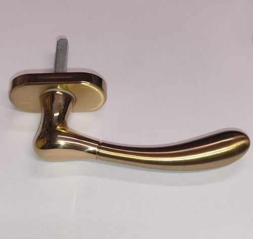 ORECA - MANIGLIA DK PER FINESTRA CON SISTEMA ANTA RIBALTA - IN OTTONE - QUADRO 7X40MM