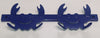 BOLIS ITALIA - APPENDIABITI GRANCHIO DA 2 POSTI - IN METALLO VERNICIATO BLU **