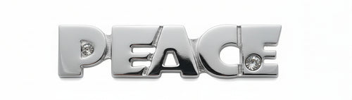 RAYHER - SHOE-CHARMS PEACE 51x11MM - CON CLIP 11MM