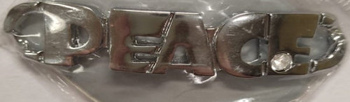 RAYHER - SHOE-CHARMS PEACE 51x11MM - CON CLIP 11MM