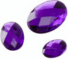 GUTERMANN - 43 PEZZI - PIETRE GLAMOUR OVALI IN STRASS-ACRILICO - COLORE VIOLA