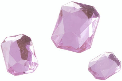 GUTERMANN - 80 PEZZI - PIETRE GLAMOUR OTTAGONO IN STRASS-ACRILICO - COLORE ROSE'