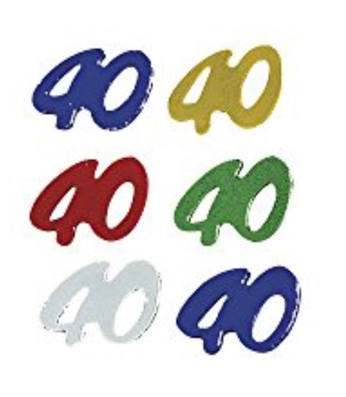 RAYHER - 12 GRAMMI - PAILLETTES 40 ANNI - 5 COLORI ASSORTITI