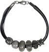 RAYHER - SET BRACCIALETTO CELINE - COLORE GRIGIO/NERO