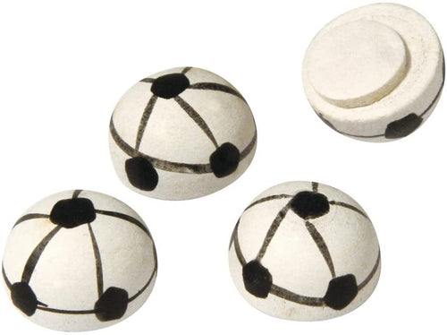 RAYHER - 12 PEZZI - MINIATURE IN LEGNO PALLONE DA CALCIO Ø15MM