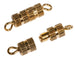 RAYHER - 3 PEZZI - CHIUSURE PER GIOIELLI A VITE 4x16MM - COLORE ORO
