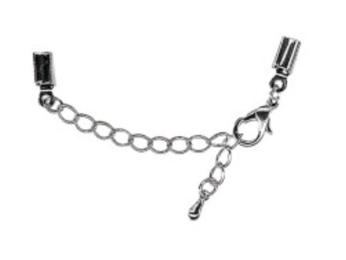 RAYHER - CHIUSURA PER GIOIELLI MONTATA Ø2MM - COLORE ARGENTO