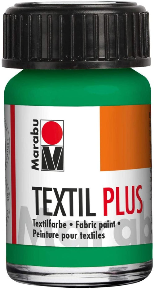 MARABU - COLORI PER TESSUTI TEXTIL PLUS 15ML - COLORE VERDE FRANCESE 015