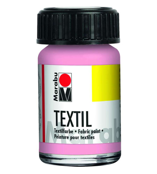 MARABU - COLORI PER TESSUTI TEXTIL PLUS 15ML - COLORE ROSA PASTELLO 237