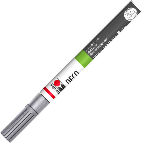 MARABU - PENNARELLO DECO PAINTER MATT - CON PUNTA 2-4MM - COLORE ARGENTO 082