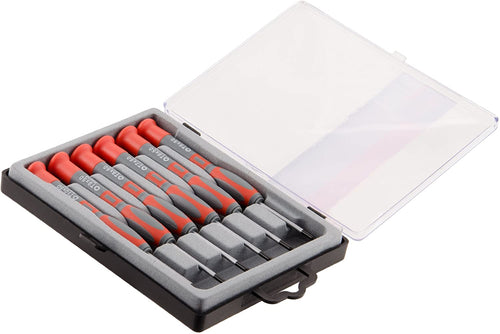 SUKI - 6 PEZZI - SET 6 CACCIAVITI DI PRECISIONE TORX TX5-TX10 - IN ACCIAIO CROMO VANADIO