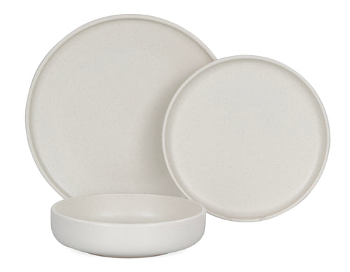 Set 18 piatti Skandik Pepper White