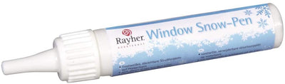 RAYHER - WINDOW SNOW-PEN - FLACONE GEL BIANCO A BASE D'ACQUA PER FINESTRE 30ML
