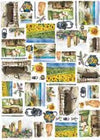 CALAMBOUR - FOGLIO DI CARTA DECOUPAGE CAL 163