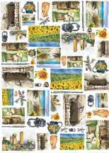 CALAMBOUR - FOGLIO DI CARTA DECOUPAGE CAL 163