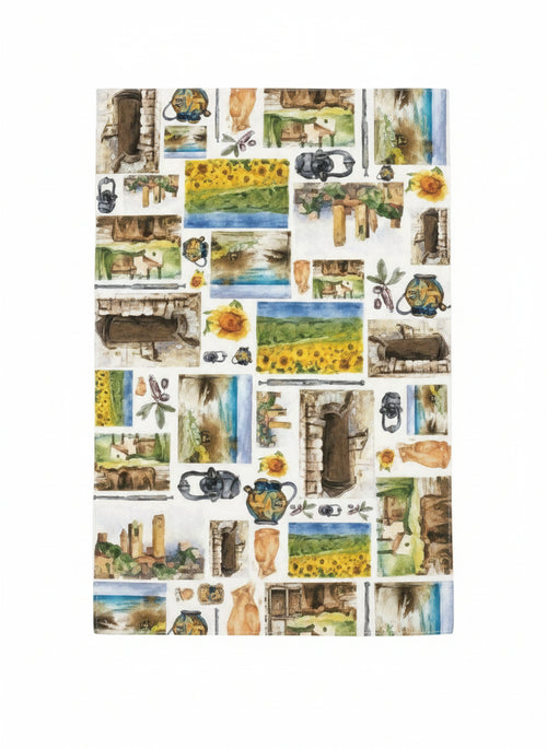 CALAMBOUR - FOGLIO DI CARTA DECOUPAGE CAL 163