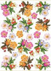 CALAMBOUR - FOGLIO DI CARTA DECOUPAGE CAL 101