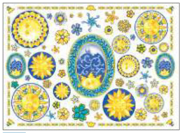 CALAMBOUR - FOGLIO DI CARTA DECOUPAGE "DECO EASY - DE 11"