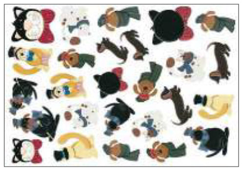 CALAMBOUR - FOGLIO DI CARTA DECOUPAGE DECO EASY - DE 25