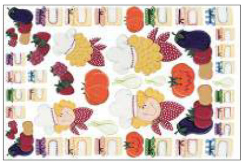 CALAMBOUR - FOGLIO DI CARTA DECOUPAGE DECO EASY - DE 17