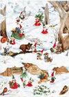 CALAMBOUR - FOGLIO DI CARTA DECOUPAGE CAL 198