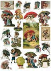 CALAMBOUR - FOGLIO DI CARTA DECOUPAGE CAL 276