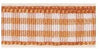 RAYHER - NASTRO DI RASO ORGANZA - COLORE ARANCIONE E BIANCO 9,5MMX10MT