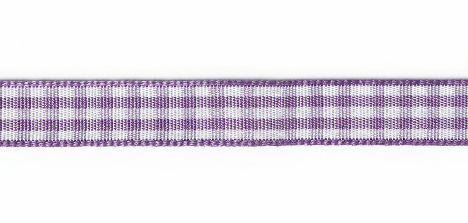RAYHER - NASTRO DI RASO "ORGANZA" - COLORE VIOLA E BIANCO 9,5MMX10MT