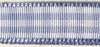 RAYHER - NASTRO DI RASO ORGANZA - COLORE BLU E BIANCO 9,5MMX10MT
